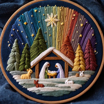 Nativity Scene Embroidery Kit