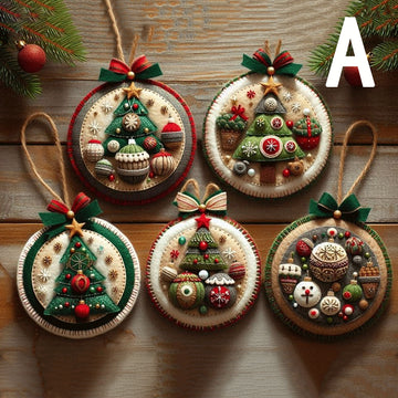 DIY Christmas Felt Patch Kit