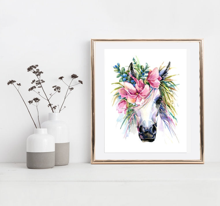 Unicorn Wall Decor Art Print - 8x10s