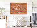 Custom Quote Wood Sign | Customized Wooden Signs | Personalized Text Farmhouse Sign | Man Cave Sign | Gifts for Him | Gifts for Boyfriend