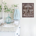 Funny Bathroom Changing The Toilet Paper Sign | Wood Sign