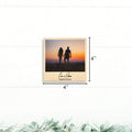 Custom Wood Photo Gift | Personalized Picture Frames | Gifts for Him | Gifts for Dad | Wood Canvas Wall Art | Boyfriend Gifts | Husband Gift