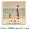 Custom Wood Photo Gift | Personalized Picture Frames | Gifts for Him | Gifts for Dad | Wood Canvas Wall Art | Boyfriend Gifts | Husband Gift
