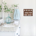 Would Poop Here Again | Funny Bathroom Sign | Farmhouse Wood Sign | Bathroom Review Sign