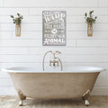 Wash Your Hands Ya Filthy | Funny Bathroom Sign