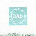 Dad - The Man, The Myth, The Legend | Great Father's Day Gift! | Personalized Dad Gift | Dad Gift Ideas | Dad Sign | Rustic Wood Sign