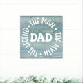 Dad - The Man, The Myth, The Legend | Great Father's Day Gift! | Personalized Dad Gift | Dad Gift Ideas | Dad Sign | Rustic Wood Sign