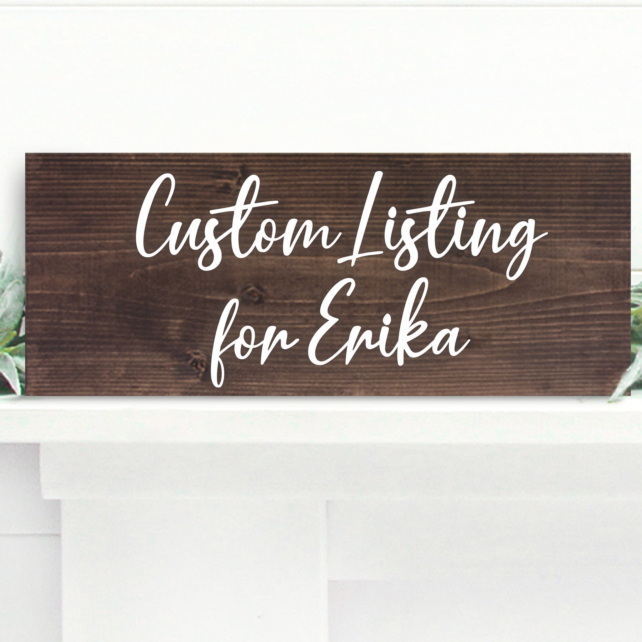 Custom Order for Erik