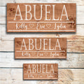 Abuela | Grandma Mother's Day Gift | Personalized Mother's Day Gift | Gift for Grandma | Custom Wood Sign