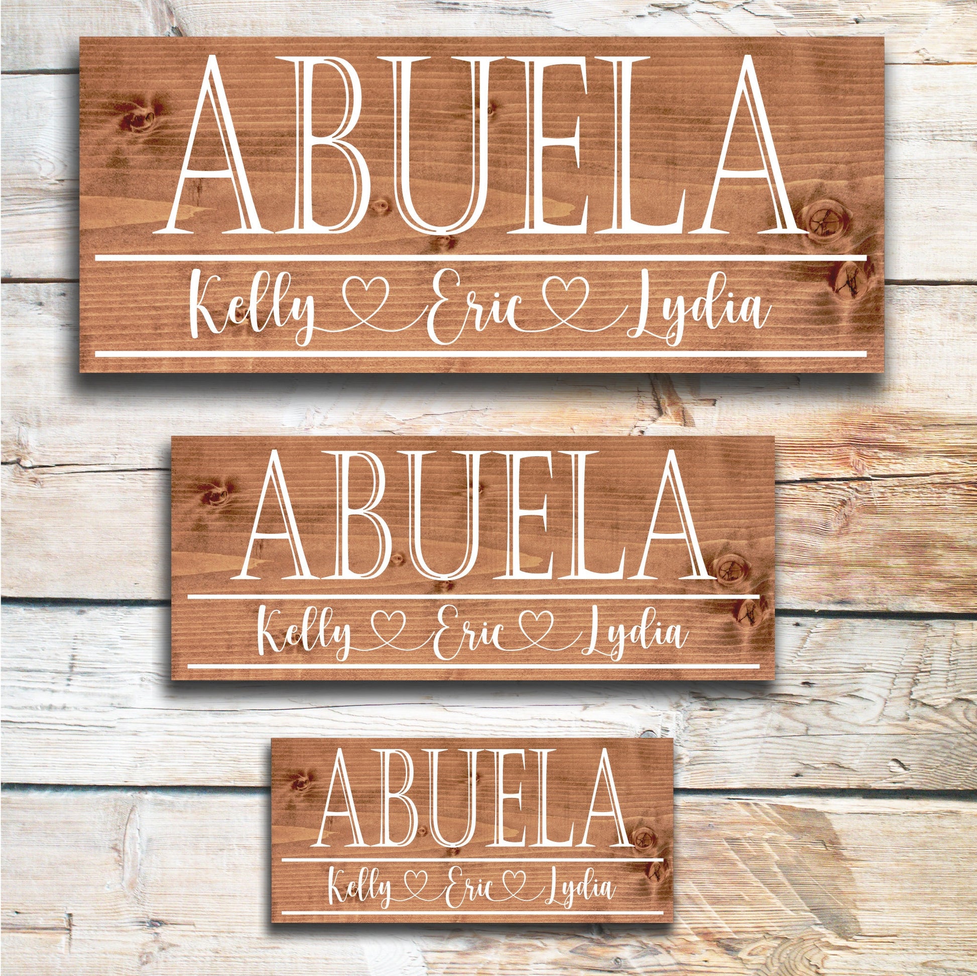 Abuela | Grandma Mother's Day Gift | Personalized Mother's Day Gift | Gift for Grandma | Custom Wood Sign