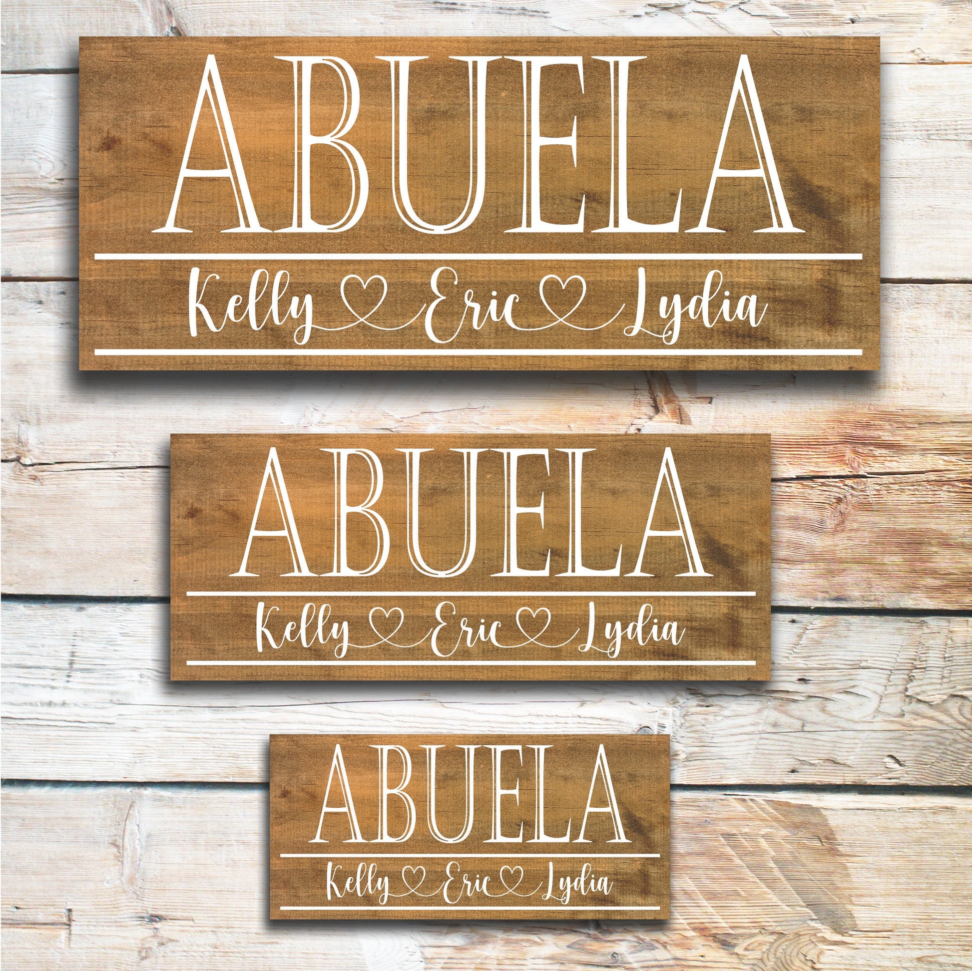 Abuela | Grandma Mother's Day Gift | Personalized Mother's Day Gift | Gift for Grandma | Custom Wood Sign