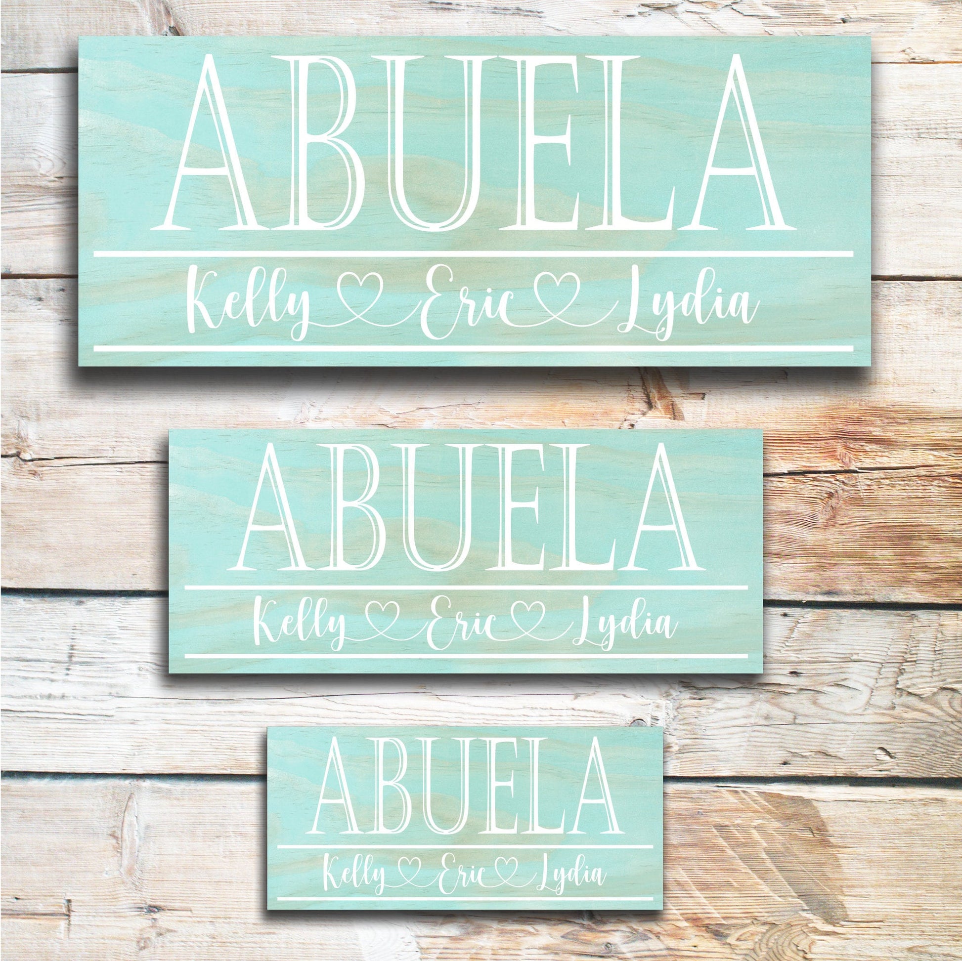 Abuela | Grandma Mother's Day Gift | Personalized Mother's Day Gift | Gift for Grandma | Custom Wood Sign