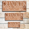 Grandkids | Grandpa Father's Day Gift | Personalized Fathers Day Gift | Gift for Grandpa | Custom Wood Sign