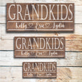 Grandkids | Grandpa Father's Day Gift | Personalized Fathers Day Gift | Gift for Grandpa | Custom Wood Sign