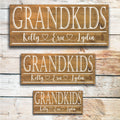 Grandkids | Grandpa Father's Day Gift | Personalized Fathers Day Gift | Gift for Grandpa | Custom Wood Sign