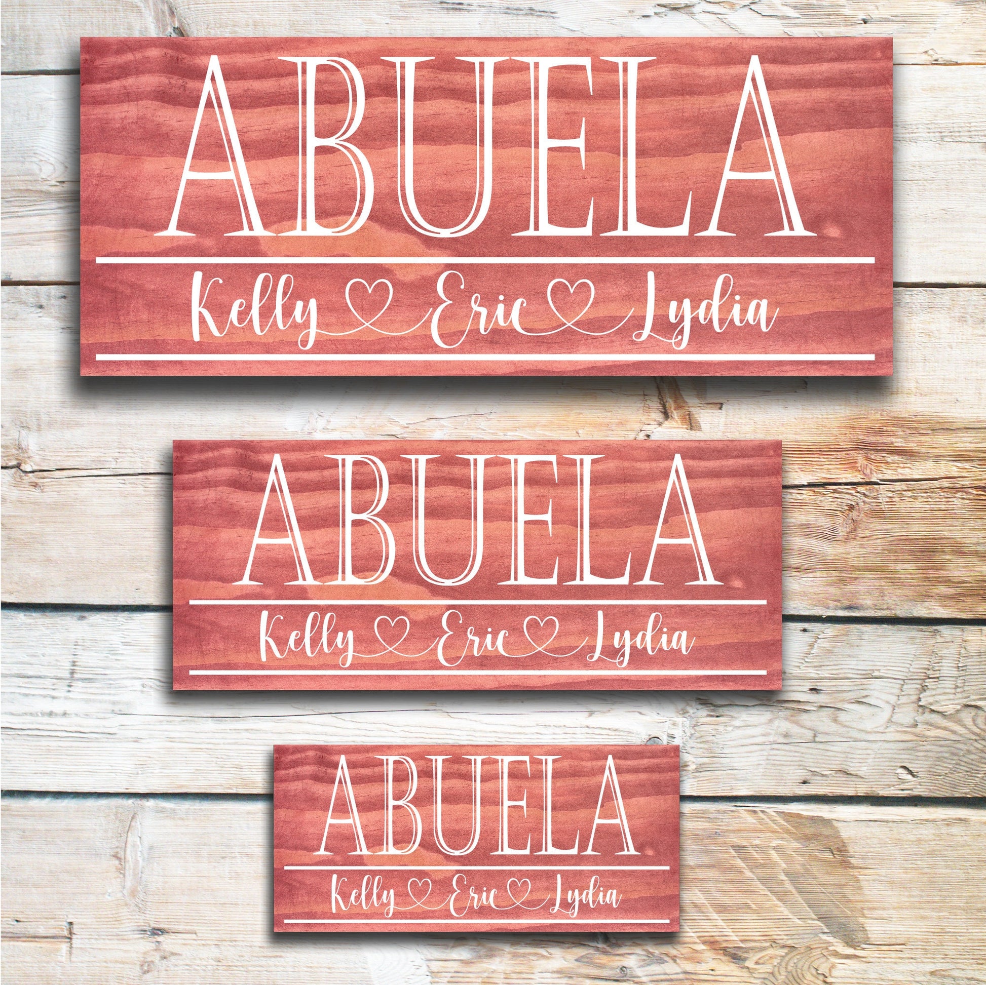 Abuela | Grandma Mother's Day Gift | Personalized Mother's Day Gift | Gift for Grandma | Custom Wood Sign