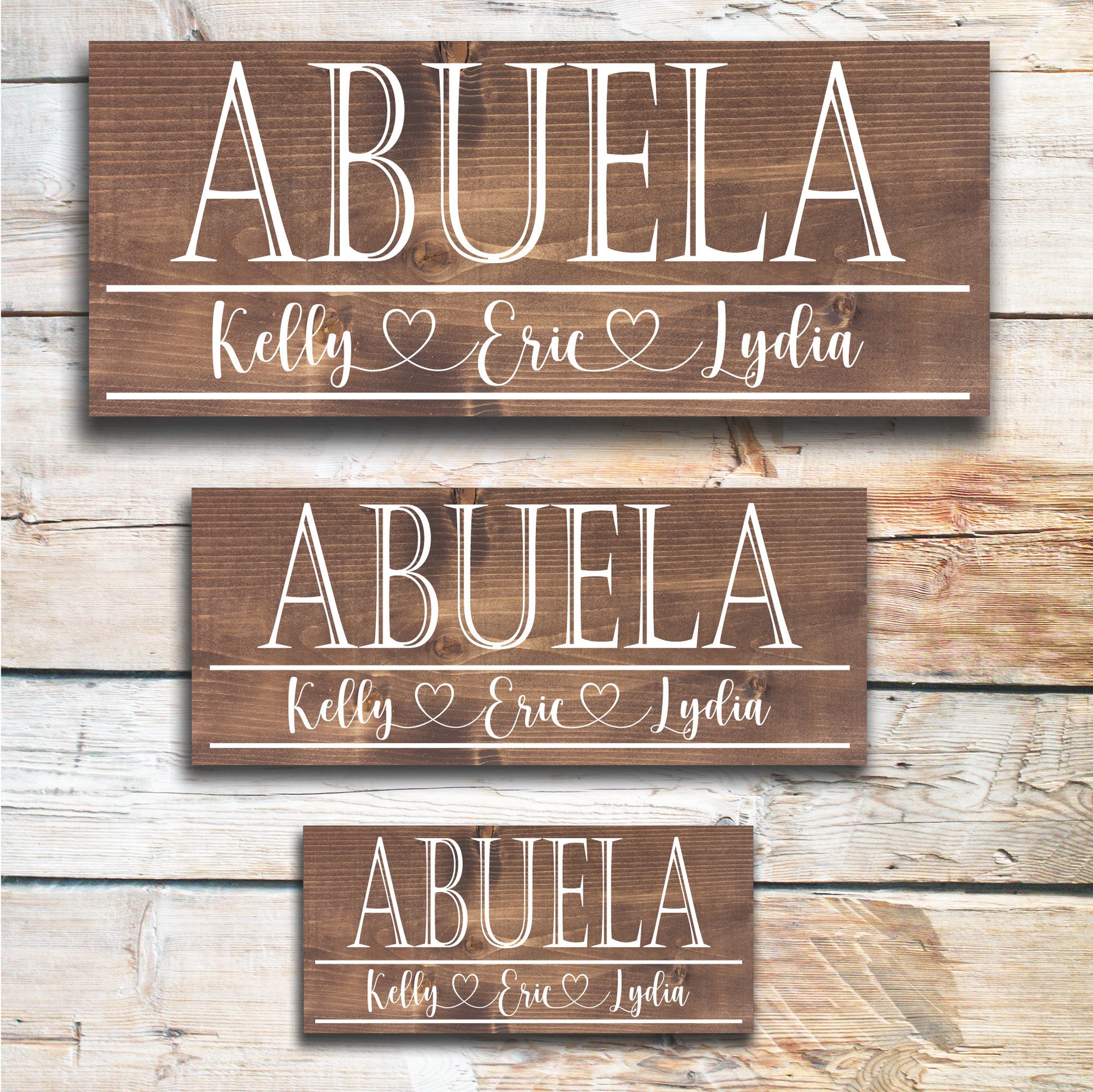 Abuela | Grandma Mother's Day Gift | Personalized Mother's Day Gift | Gift for Grandma | Custom Wood Sign