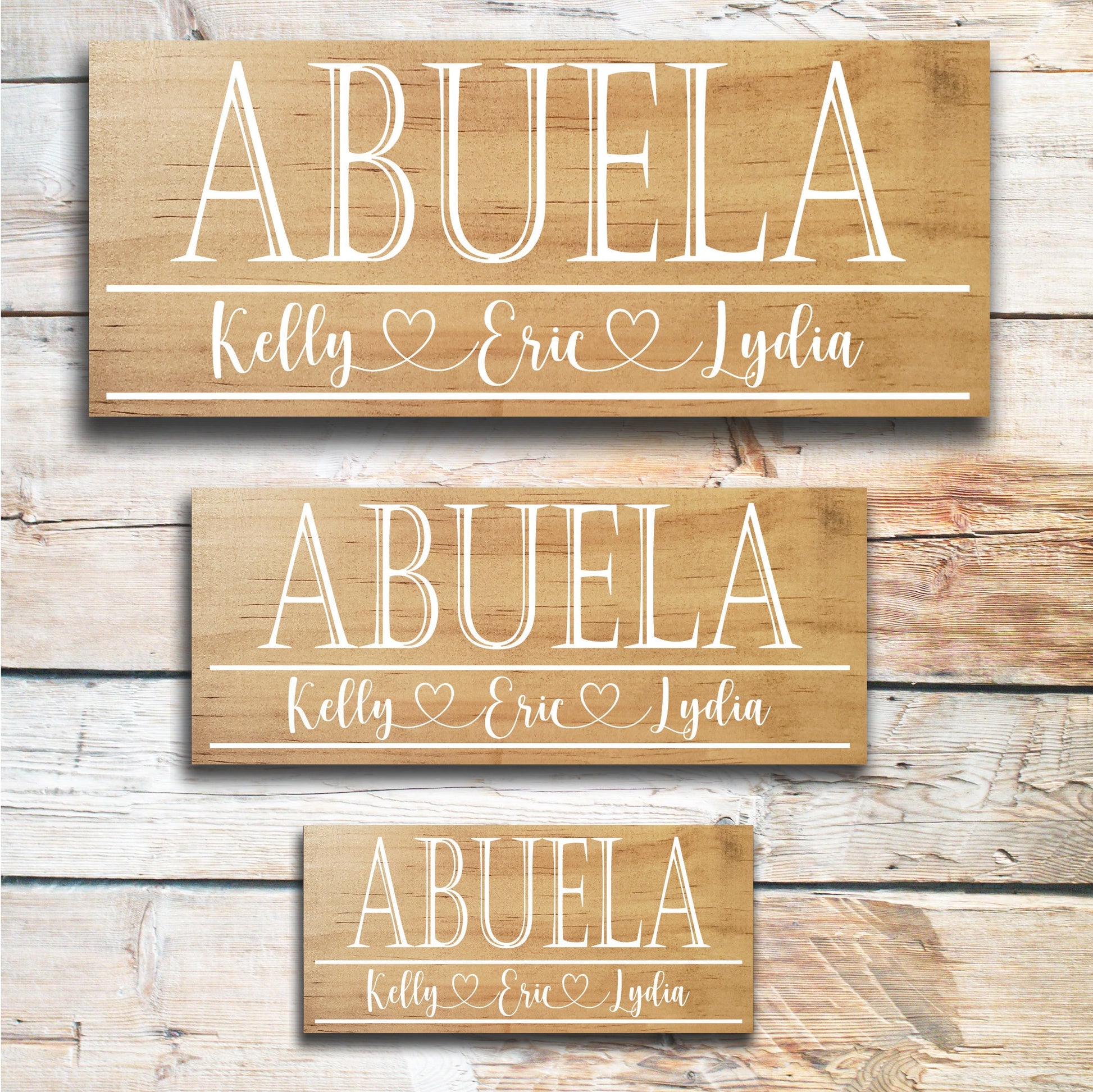 Abuela | Grandma Mother's Day Gift | Personalized Mother's Day Gift | Gift for Grandma | Custom Wood Sign