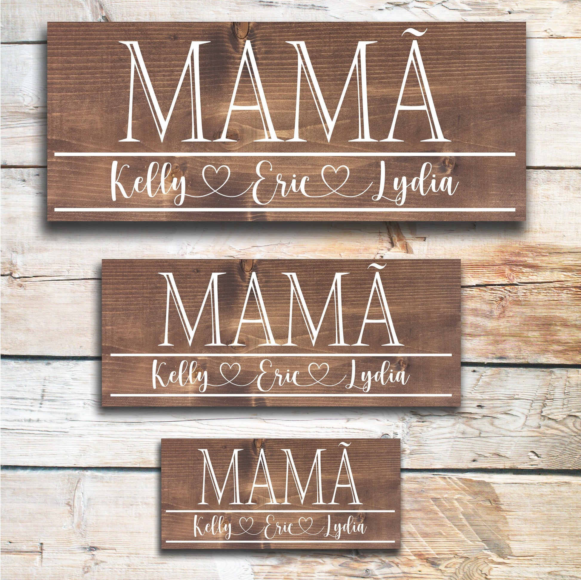 Mamã | Grandma Mother's Day Gift | Personalized Mother's Day Gift | Gift for Grandma | Custom Wood Sign