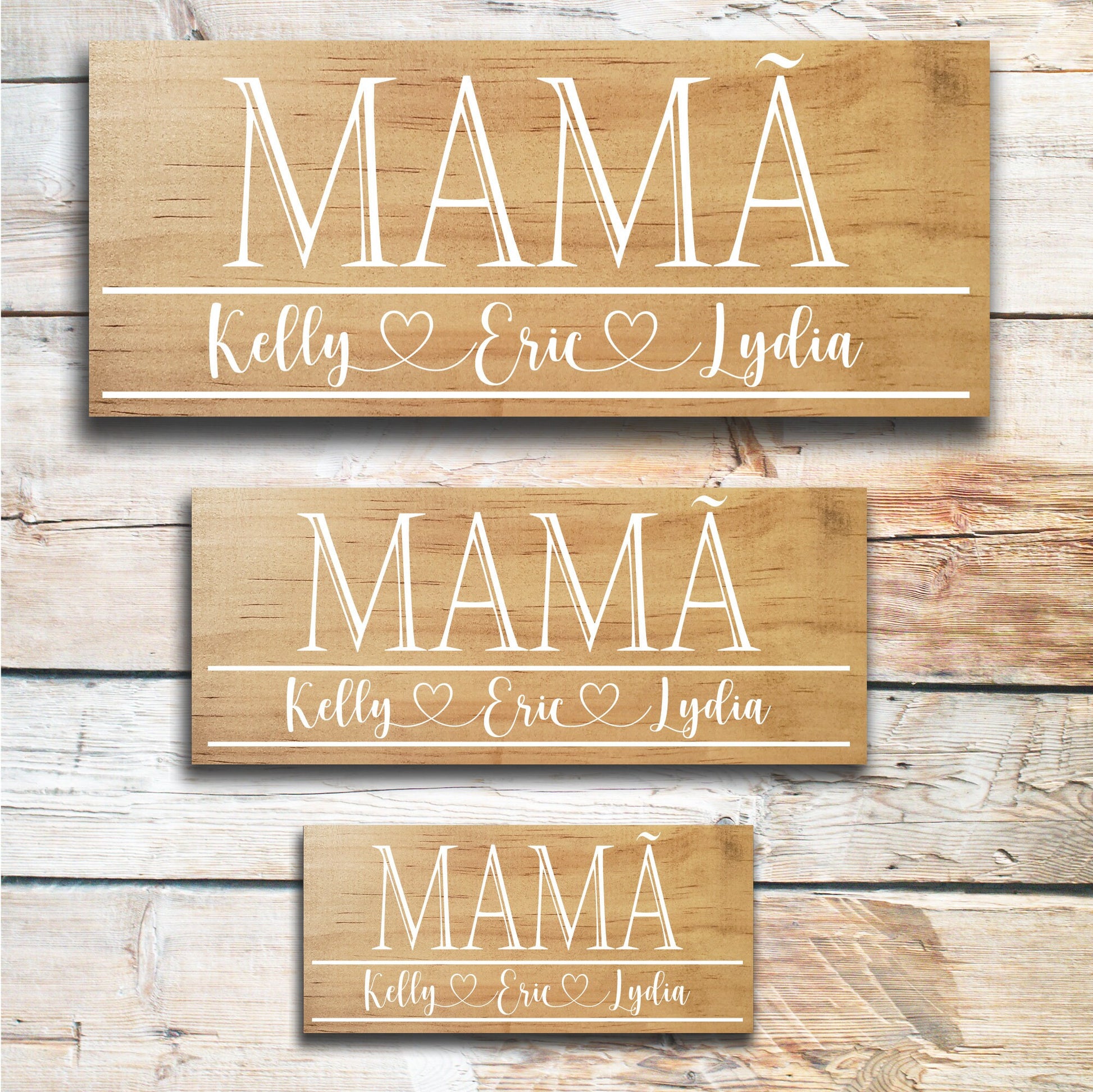 Mamã | Grandma Mother's Day Gift | Personalized Mother's Day Gift | Gift for Grandma | Custom Wood Sign
