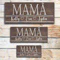Mamã | Grandma Mother's Day Gift | Personalized Mother's Day Gift | Gift for Grandma | Custom Wood Sign