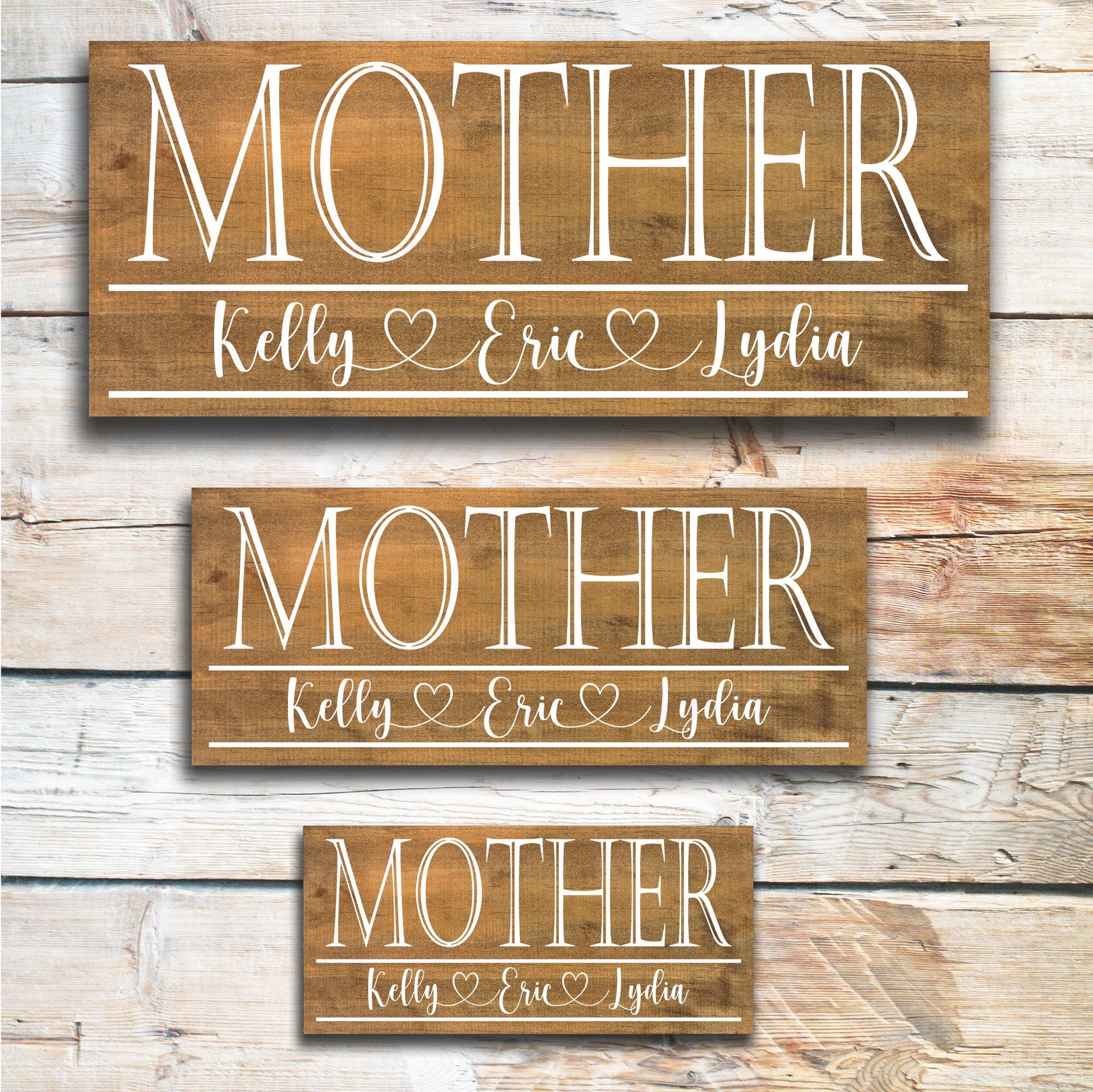 Mother | Grandma Mother's Day Gift | Personalized Mother's Day Gift | Gift for Grandma | Custom Wood Sign