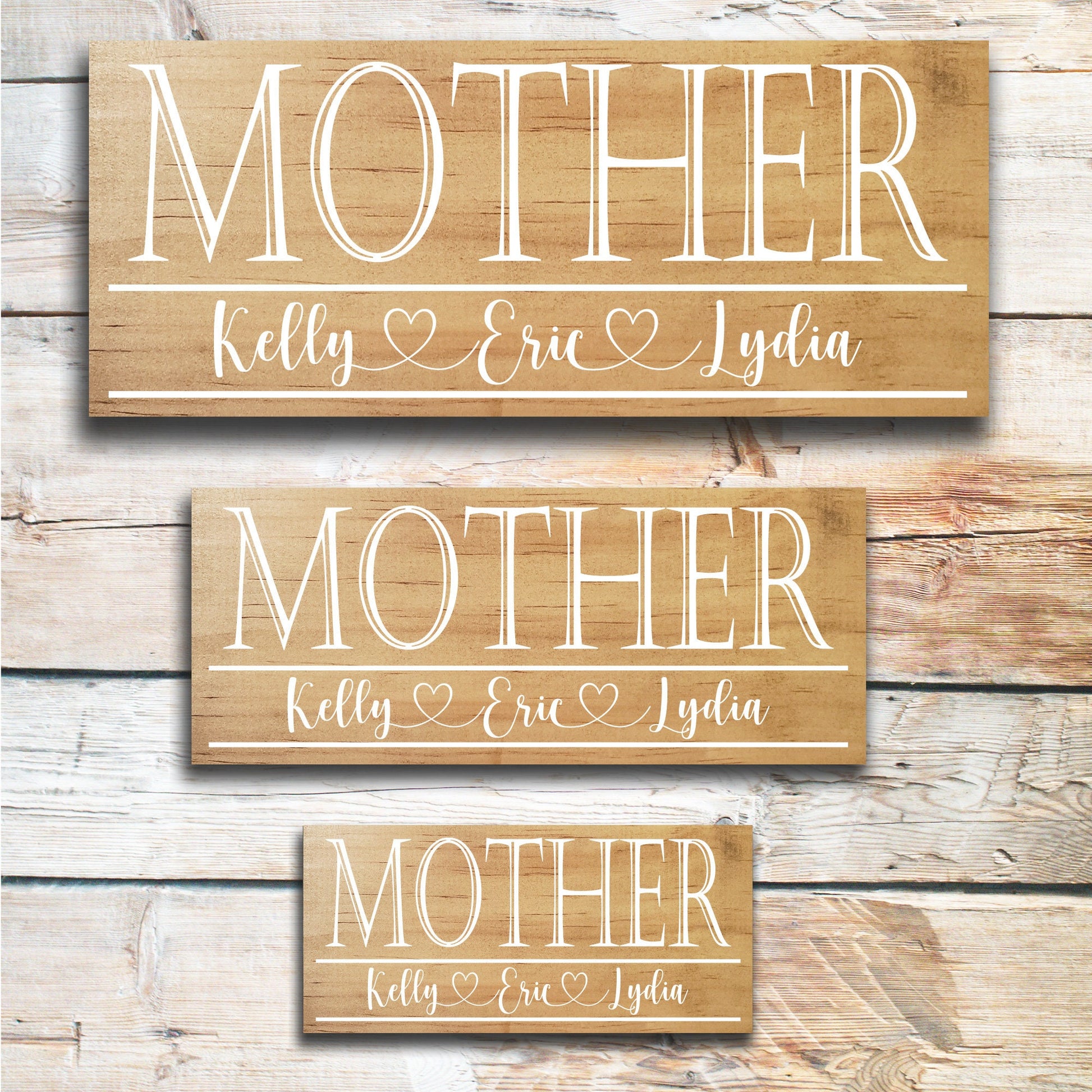 Mother | Grandma Mother's Day Gift | Personalized Mother's Day Gift | Gift for Grandma | Custom Wood Sign