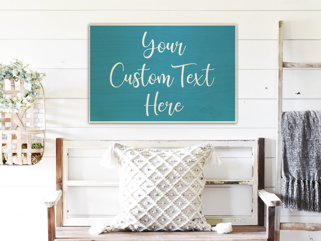 Custom Quote Signs with Fun Colors! | Personalized Quote | Customized Wooden Signs | Personalized Sign