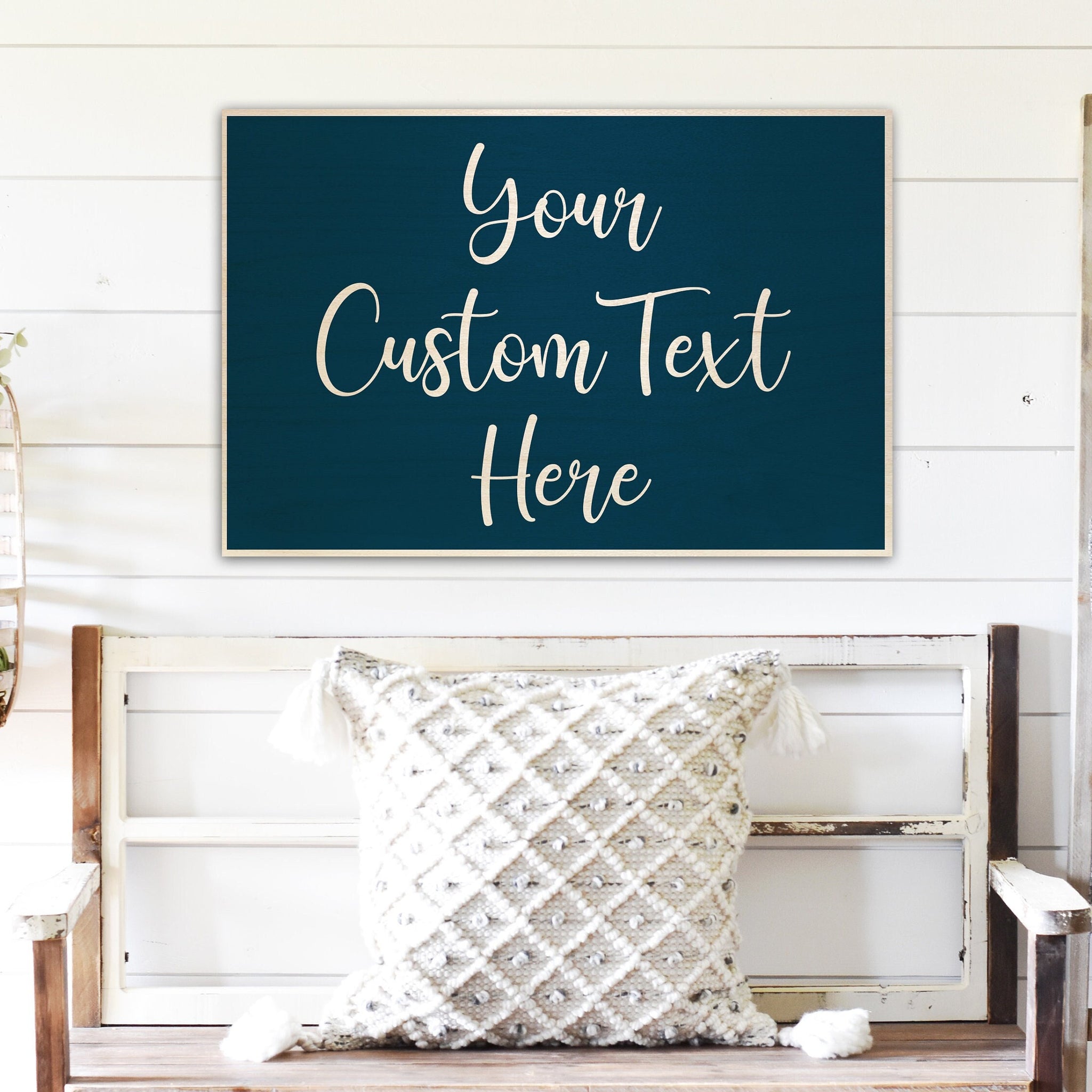 Colorful Custom Wood Signs | Personalized Quote | Customized Wooden Signs | Personalized Sign | Custom Text