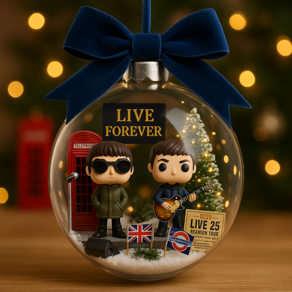 Britpop Christmas Ornament
