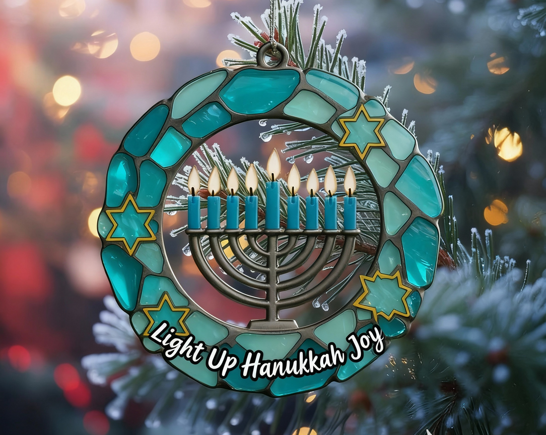 Hanukkah Ornament – A Luminous Keepsake to Light Up Your Holiday