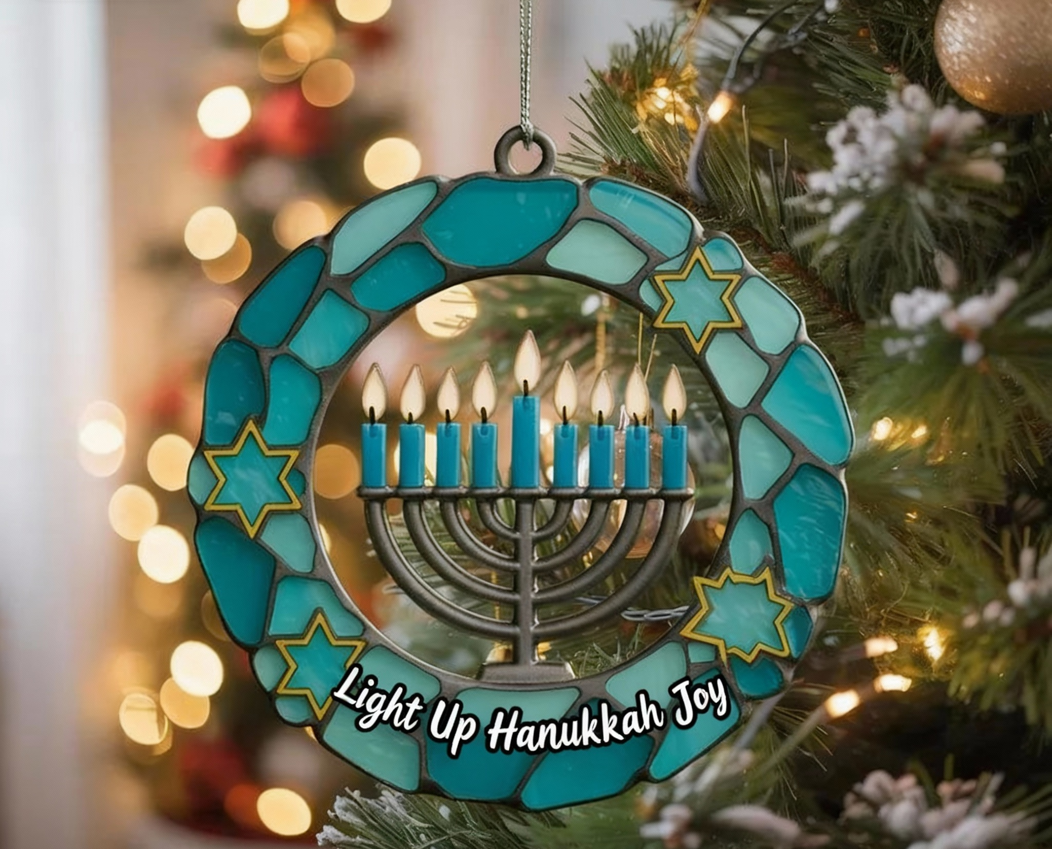 Hanukkah Ornament – A Luminous Keepsake to Light Up Your Holiday