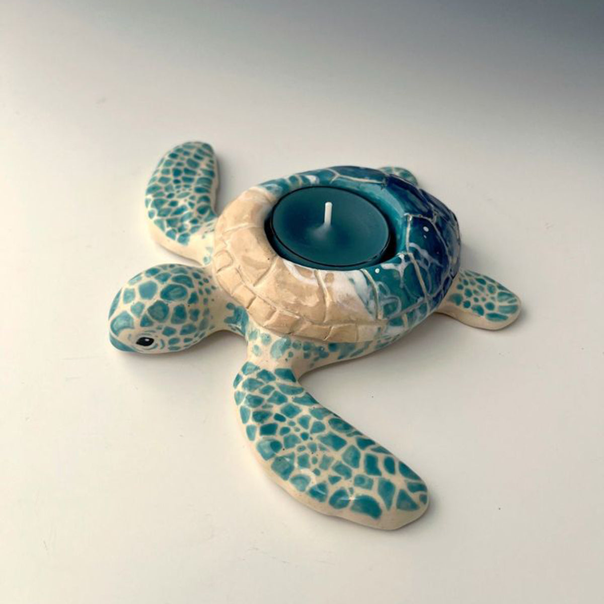 Hawaii Sea Turtle Ceramic Tealight Holder