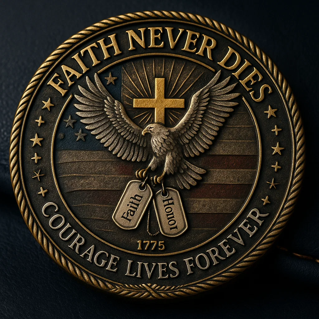 “Two Who Died for You” – Faith and Freedom Commemorative Coin