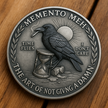 Memento Meh Challenge Coin – “The Art of Not Giving a Damn”