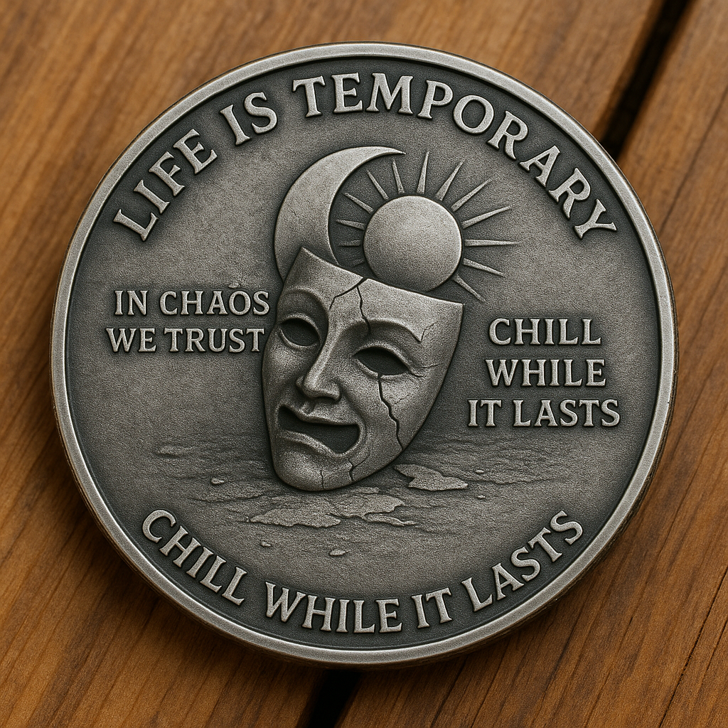 Memento Meh Challenge Coin – “The Art of Not Giving a Damn”
